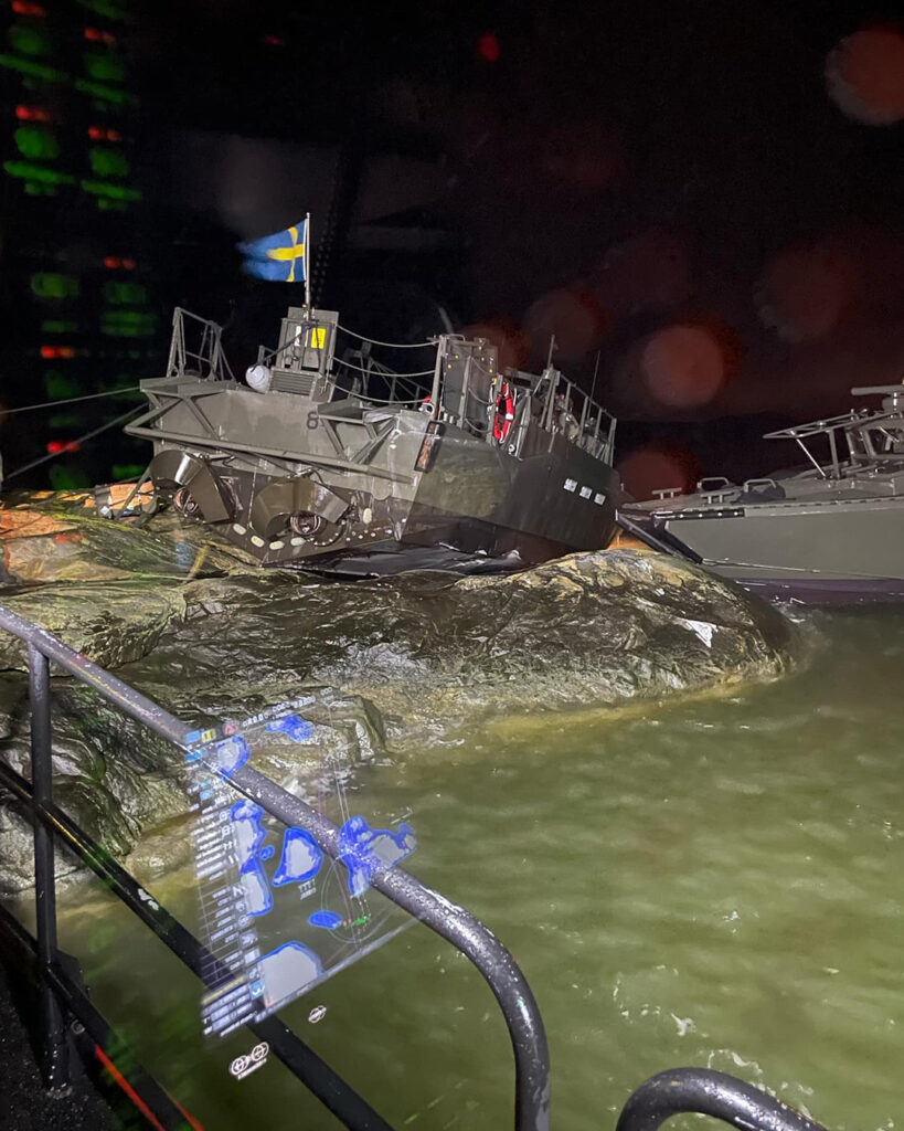 stridsbat pa grund baten