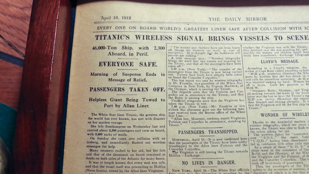 w kapten freddys skattkista titanicnyhet