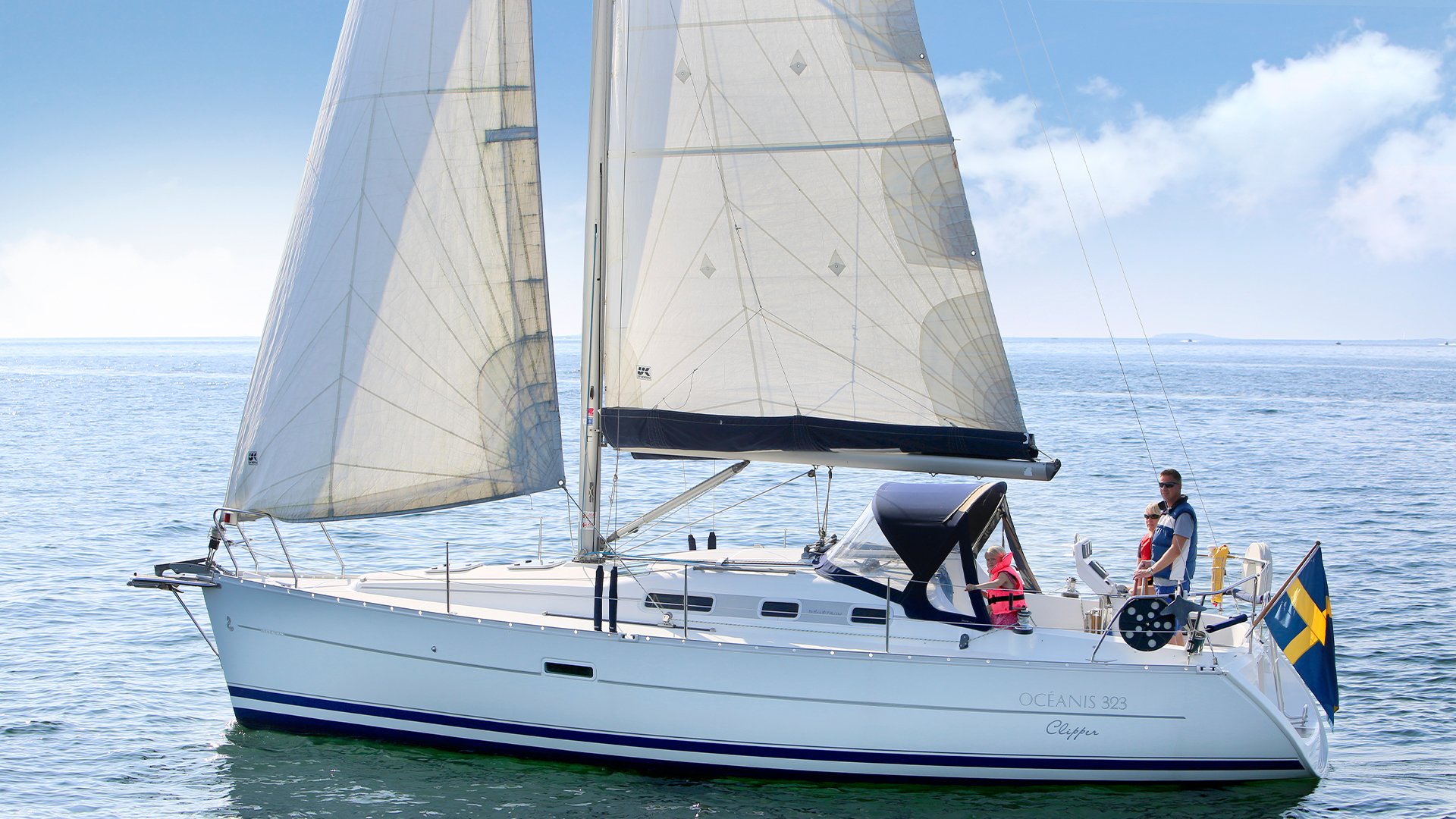 w klassikern beneteau oceanis 323 ingang